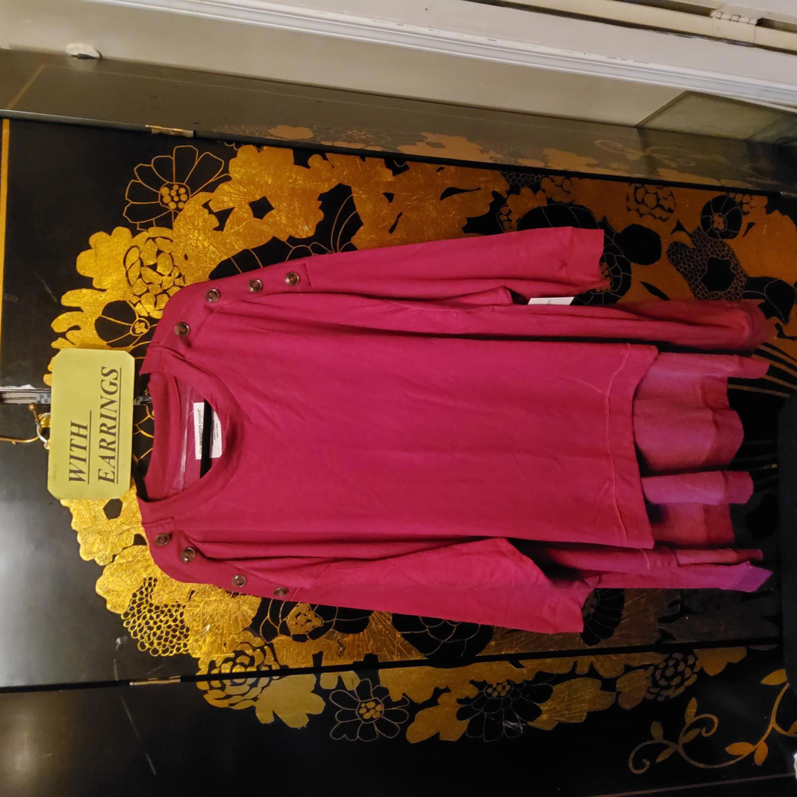 Nwt 3x ! Flavor Top & Foil Earrings